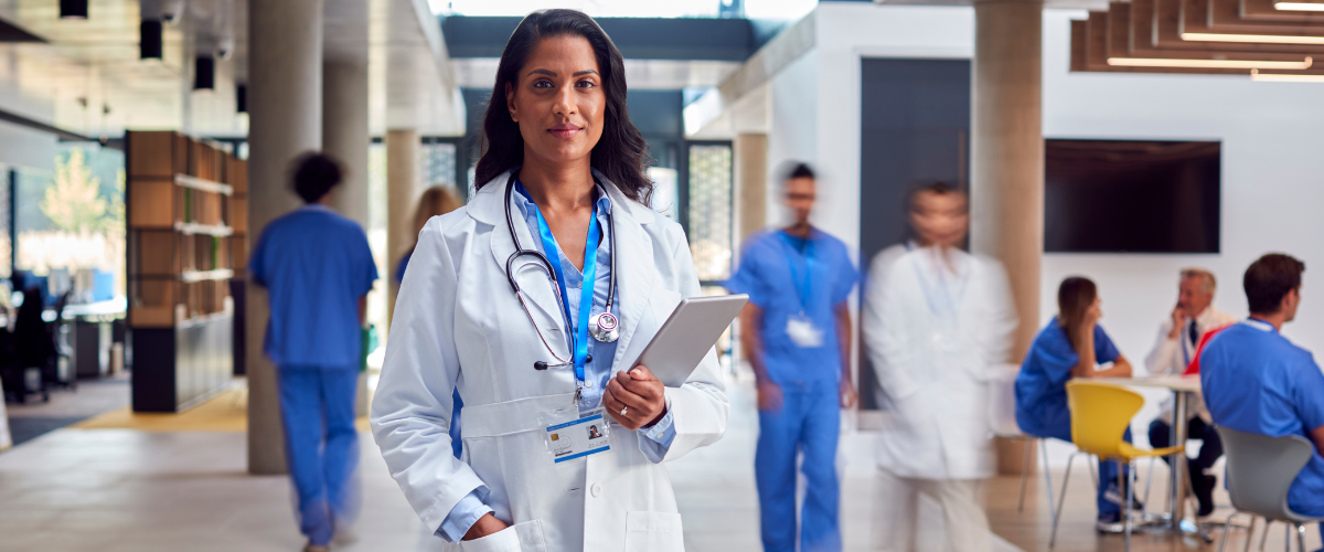 Female Doctor in Hospital